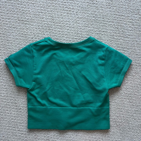 Aerie Teal Short Sleeve Tee - Picture 3 of 3